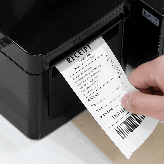 Karat 2 1/4" x 85' - 50 Rolls Thermal Paper Rolls - Phenol Free, BPA Free - Ideal for POS Receipt Printers, Cash Registers, Credit Card Machines, Mobile Printers - GS-TR225085-PF-DeskLoop Office