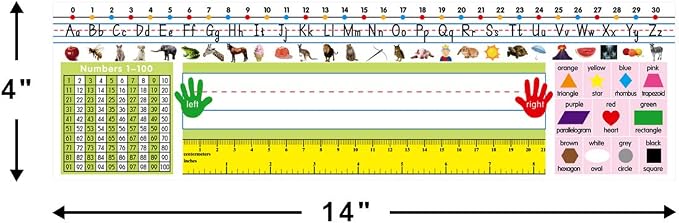 Fancy Land Traditional Manuscript Nameplates Self Adhesive Primary Students - Image 2