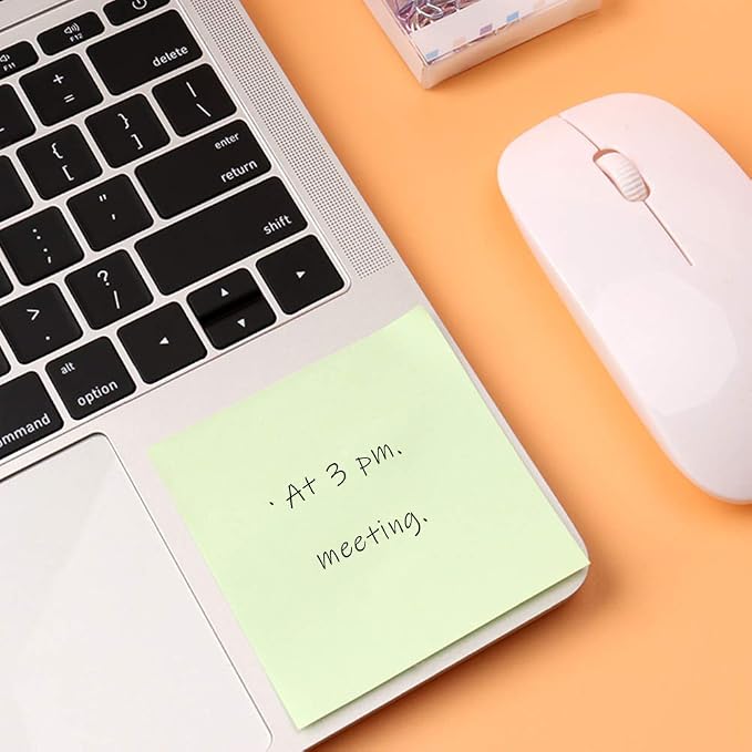 Phthdoty 8 Pads Pop Up Sticky Notes 3x3 Refills Pastel Colors Self-Stick Notes - Image 6