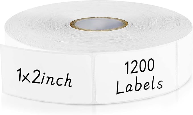 CATIFLIN 1200 Blank Removable Freezer Labels, Waterproof & Oil Resistant by CATIFLIN