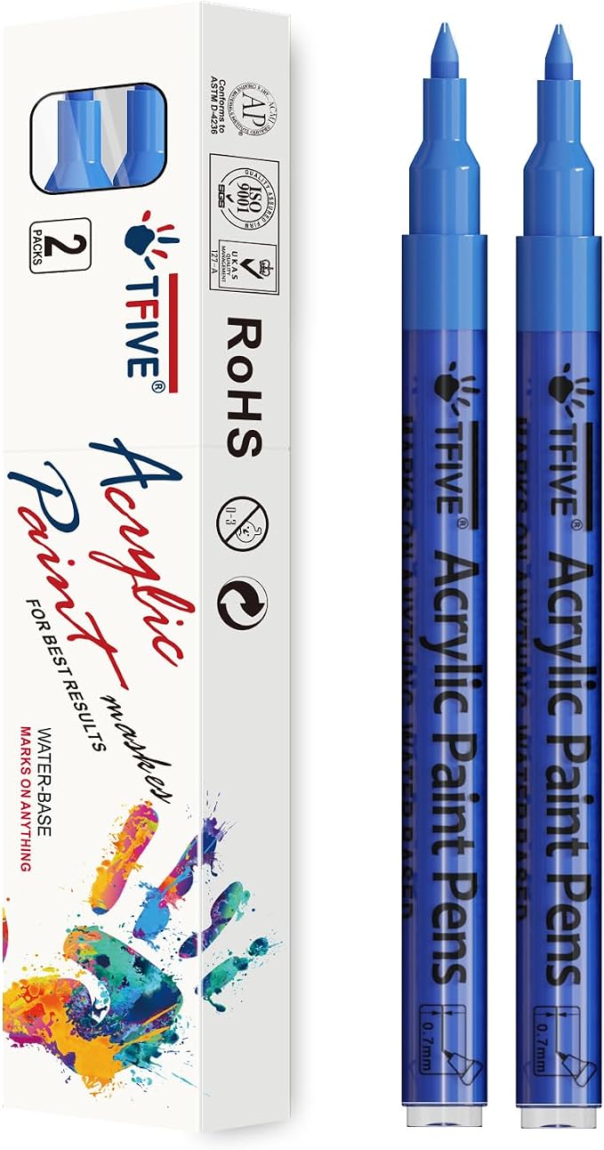 TFIVE Blue Paint Marker Pens by TFIVE%C2%AE