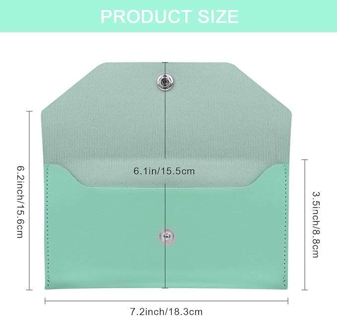 Pu Leather Cash Envelope Wallet - Image 2