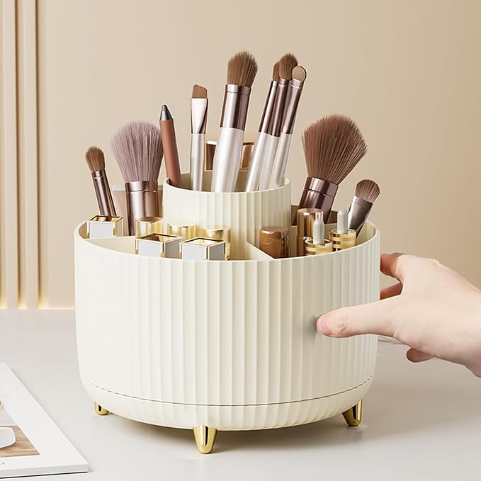 fanado 360° Rotate Makeup Brush Holder Organizer, Makeup Organizers Countertop - Image 3