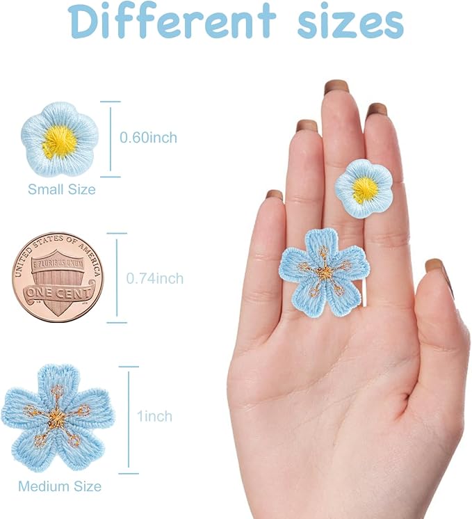 60 Pieces Decorative Pushpins Flower Thumb Tacks Decorative Florest Push Pin - Image 4