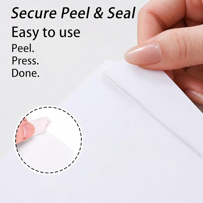10x13 Manila Envelopes White, 20 Pack Large Catalog Envelopes - Image 4