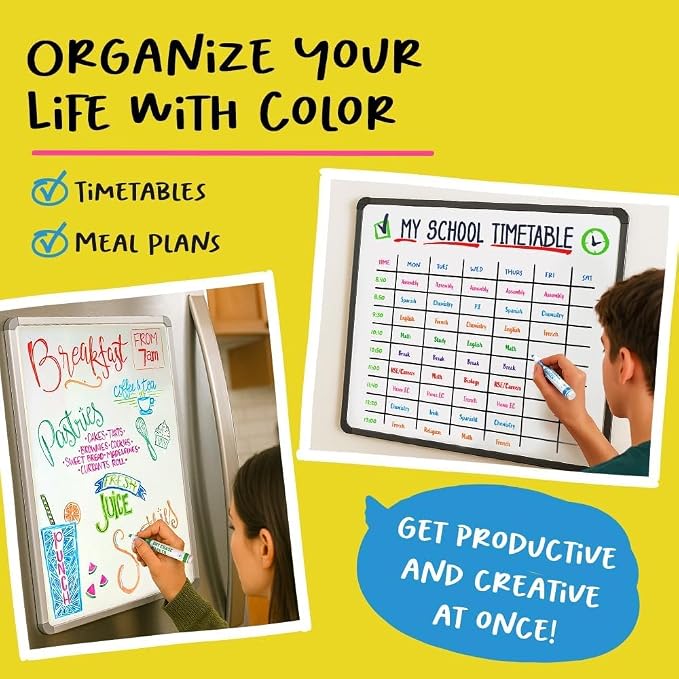 Chalkola Dry Erase Markers Chisel Tip | Dry Erase Pens - Image 3