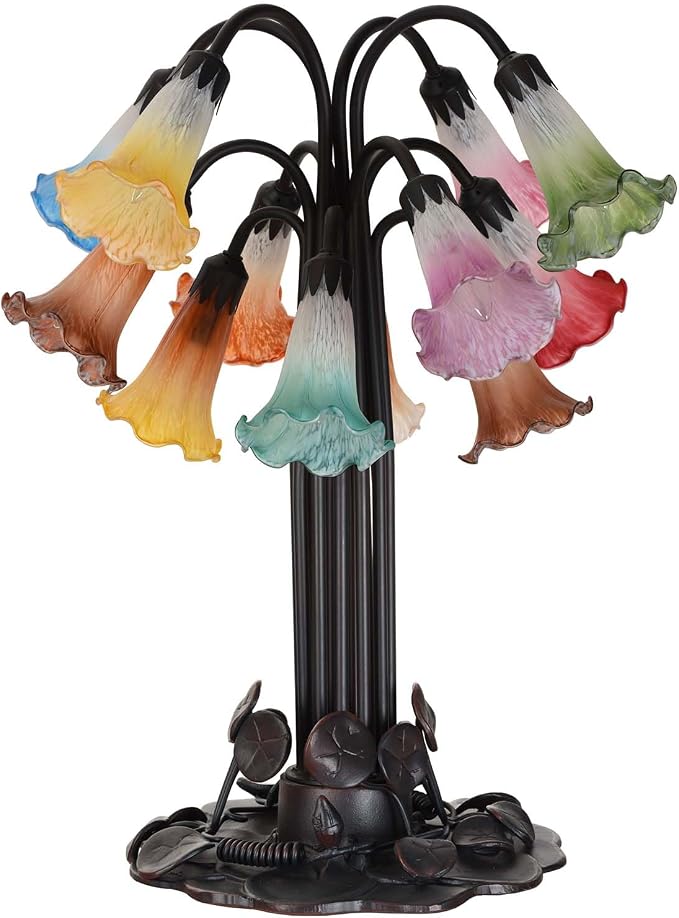Bieye LS16S Lily Flower Blown Glass Lampshade - Image 6