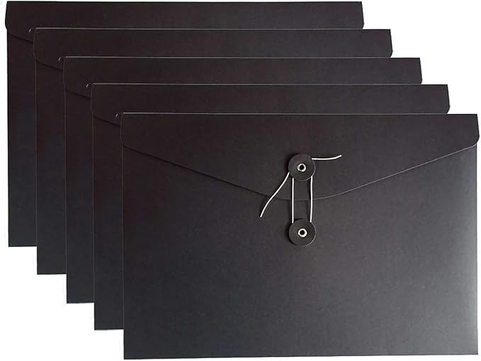 VANRA Kraft String Envelope File Folder Project Pockets File Jacket Document by VANRA
