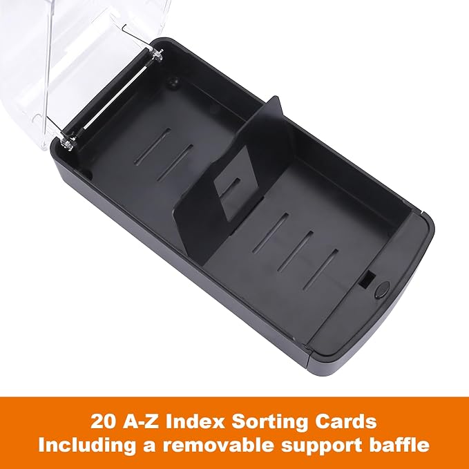 Eagle Business Card Box, Push-Button, Storage up to 550 Cards - Image 6