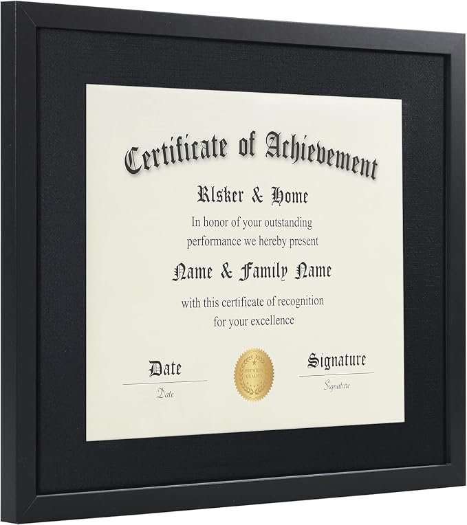 ELSKER&HOME 8.5x11 Diploma Frame Black - Image 2