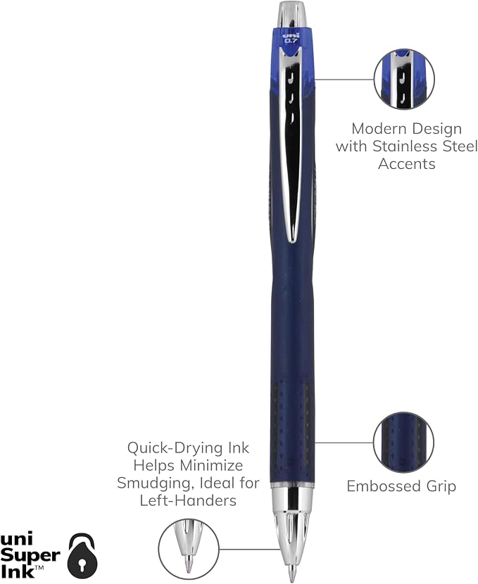 Uni-Ball Jetstream RT Ballpoint Pen, Fine Point, 6 Pens - Image 3