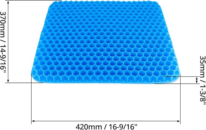 QWORK Gel Seat Cushion, Gel Cushion, Cool & Breathable & Non-Slip - Image 8