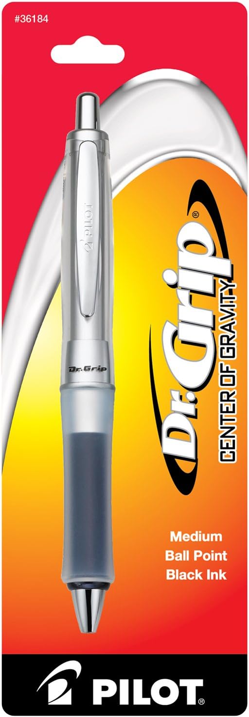 PILOT Dr. Grip Center of Gravity Refillable & Retractable Ballpoint Pen by PilotCorporationofAmerica