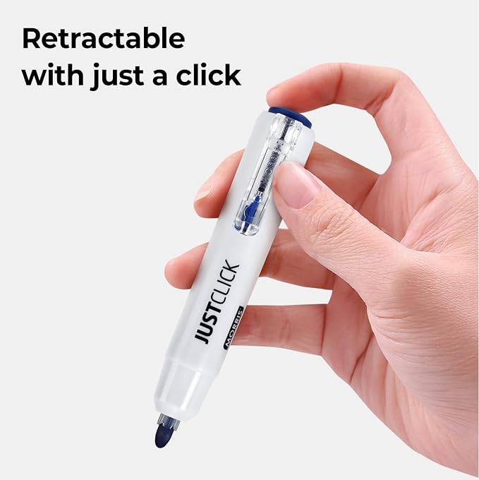 carrotez Retractable Dry Erase Markers, Click Dry Erase Whiteboard Markers - Image 4