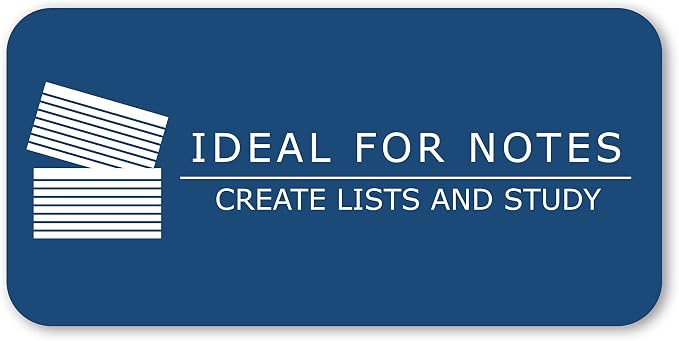 Roaring Spring Index Cards 4"x6", Smooth 100# White Index Paper, Ruled on Front - Image 5