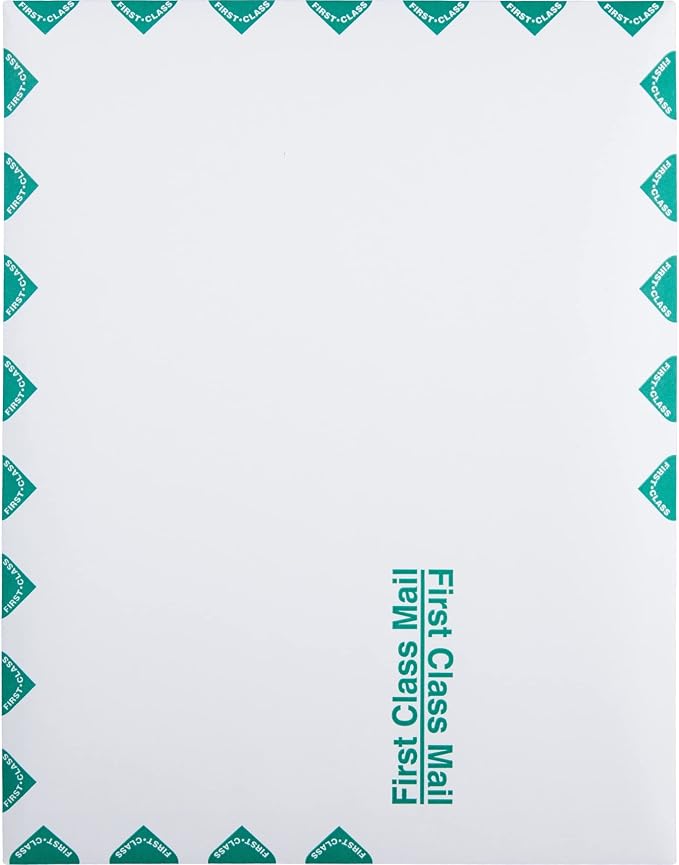 Quality Park 10 x 13 First Class Catalog Envelopes, First Class Border - Image 6