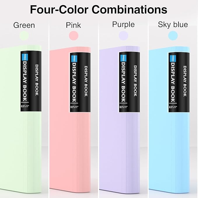 Sooez 4 Pack 72 Pocket Binder - Image 6