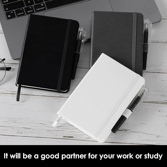 NIRMIRO Small Notebook Pocket Size Journal 3.7" x 5.7", 3 Pack, 408 Pages - Image 5