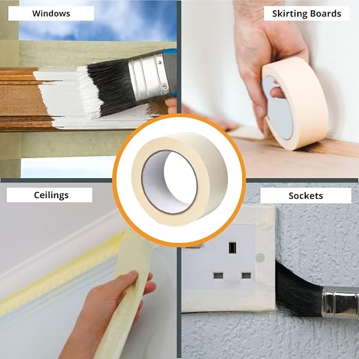 GTSE Masking Tape, 1 Roll, 2 inches x 55 Yards - Image 3