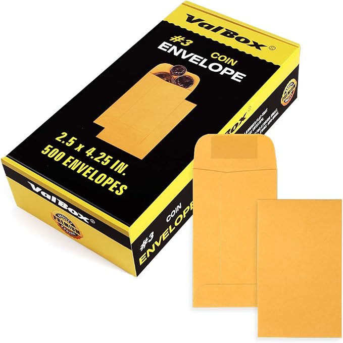 ValBox Coin Envelopes Small Parts Envelope by ValBox