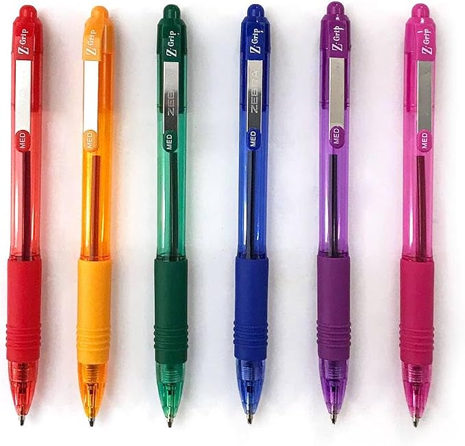 Zebra Pen Z-Grip Writing Set, Retractable Medium Point Ballpoint Pen and - Image 3