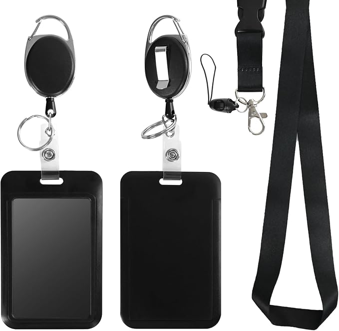 Retractable ID Badge Holder by happyhbt