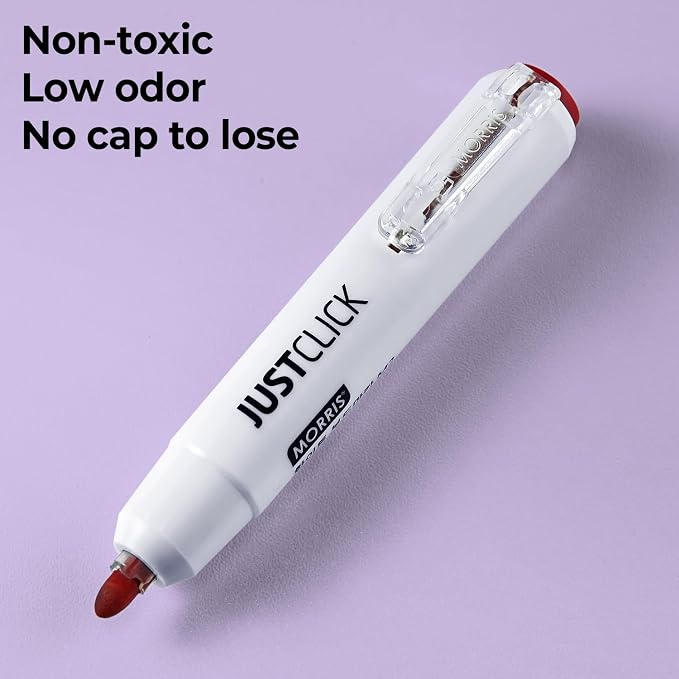 carrotez Retractable Dry Erase Markers, Click Dry Erase Whiteboard Markers - Image 3