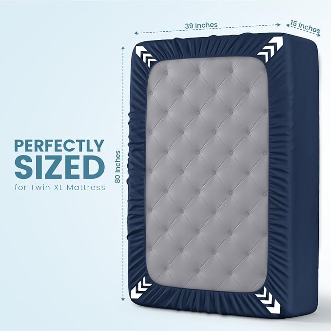 Utopia Bedding Waterproof Mattress Protector Twin XL Size, Premium Terry - Image 4