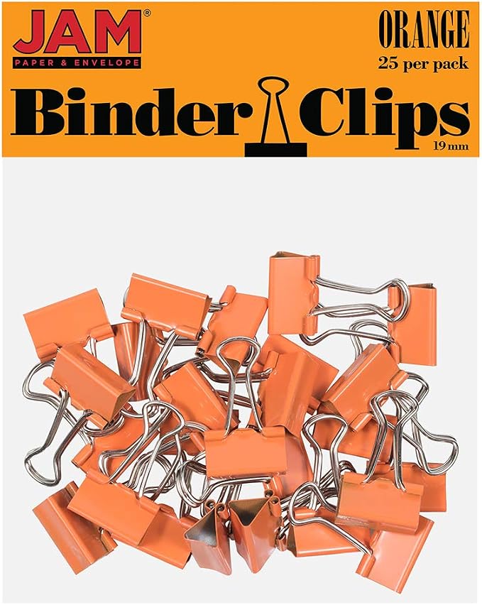 JAM PAPER Colorful Binder Clips by JAMPaper