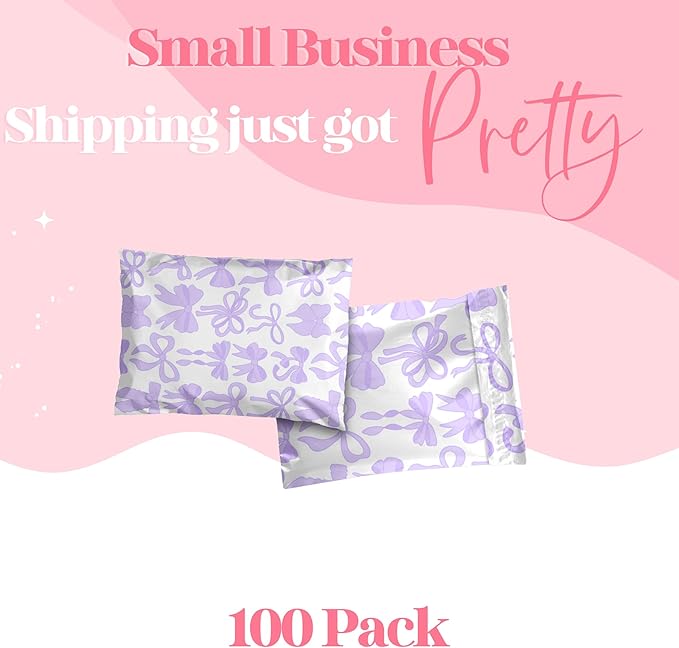 Pretty Package Store 10x13 Designer Poly Mailer 100 Pack Heavy Duty Waterproof - Image 2