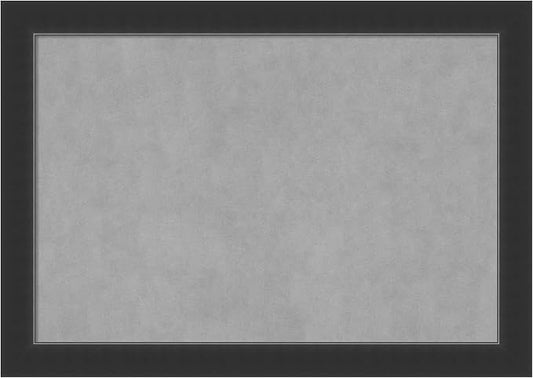 Amanti Art Black Framed Magnetic Board 29x41 Large Vision Board by AmantiArt