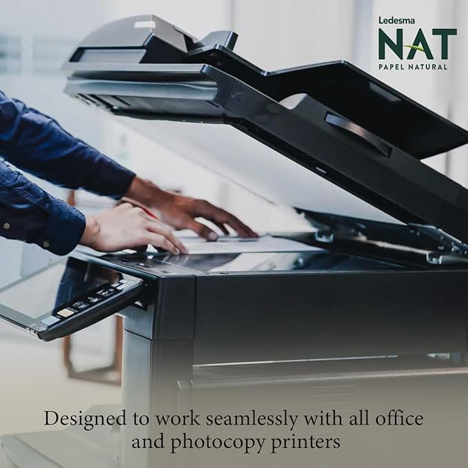 Letter Size (8.5"x11") Natural Sugarcane Pulp Printer Paper, For All Office And Photocopy Printers, Designs, Crafts (3 Reams (1500 Sheets))-DeskLoop Office