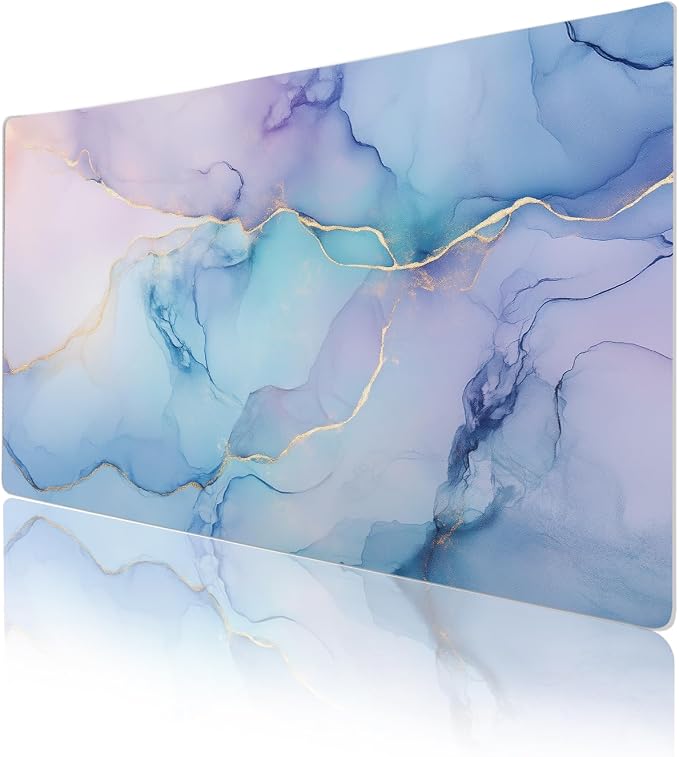 QIYI Large Mouse Pad, PU Leather Desk Mat - Image 4
