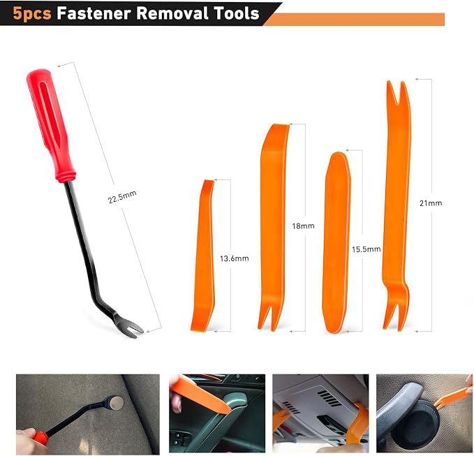 GOOACC 795Pcs Car Push Retainer Clips & Auto Fasteners Assortment 23 Most - Image 6