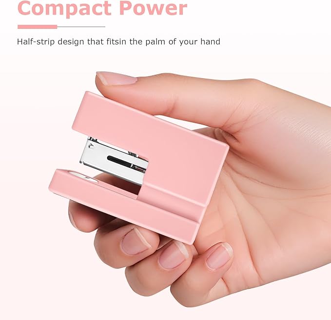 Mini Stapler - Small Cute Desk Staplers - 25 Sheet Capacity - Image 3