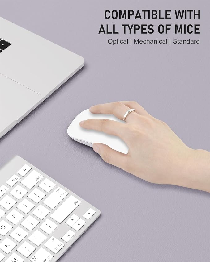 Desk Pad, 23.6" x 13.8" PU Leather Non-Slip Desk Mat Large Mouse Pad - Image 4