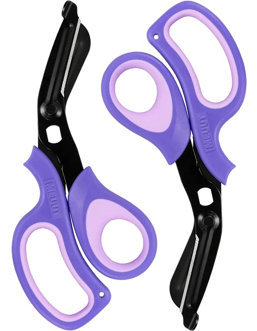 MEUUT 2 Pack Medical Scissors Trauma Shears -8 inch Patented Bandage Scissor by MEUUT