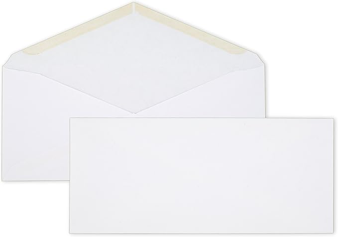 Mead #10 Envelopes, Letter Size, 4-1/8" x 9-1/2", Gummed Closure - Image 4