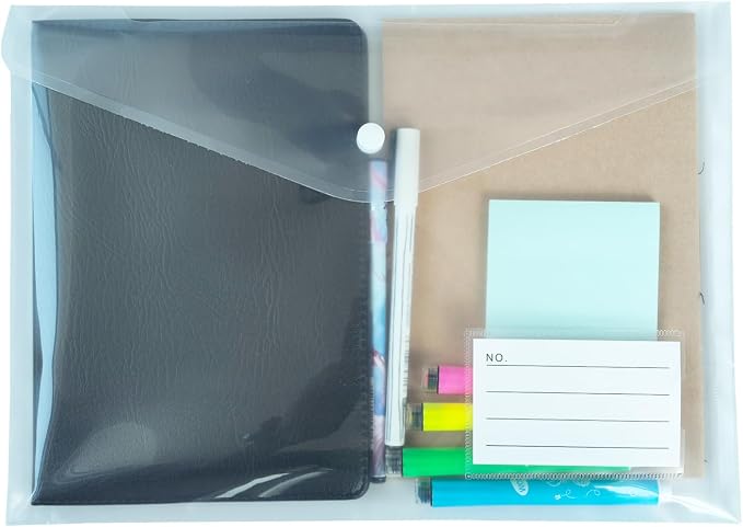 20pcs Plastic Envelopes, Document Folders Letter Size A4 Size File Envelopes - Image 6