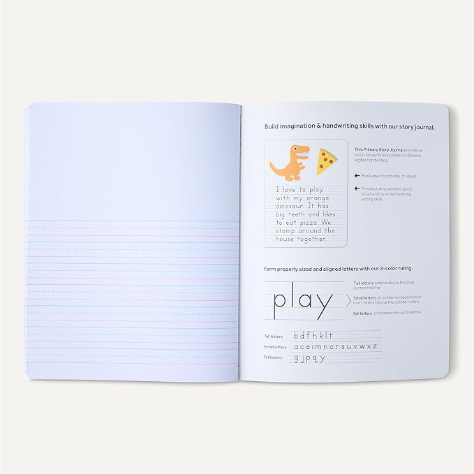 Amazon Basics Primary Composition Notebook, 9.75" x 7.5", 100 Sheets - Image 4