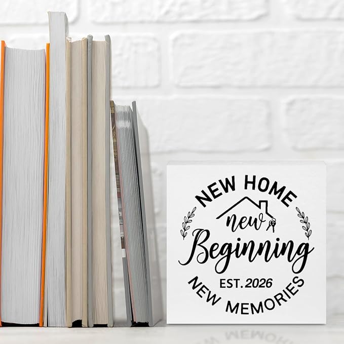 Housewarming Gifts New Home, 2026 House Warming Gifts Wood Box Sign, - Image 3