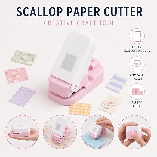 CYFUN DESIGN Stamp Punch, 1x0.8inch Rectangle Stamp Cutter Hole Puncher - Image 5