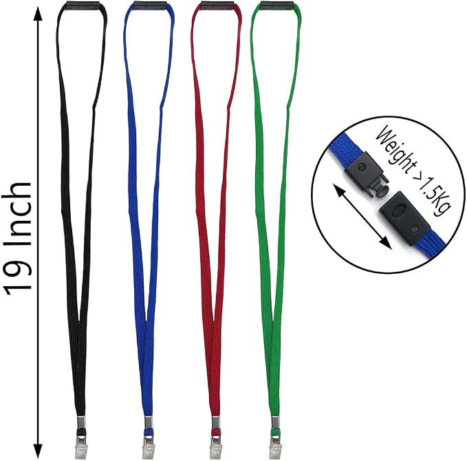 Bird Fiy Lanyards Breakaway Bulk Black Lanyards Neck Flat Safety Badge Lanyard - Image 2