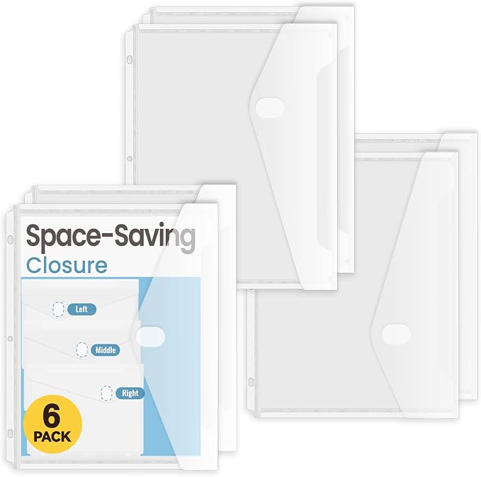 Sooez 6 Pack Binder Folders by Sooez