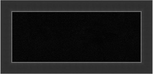 Amanti Art Black Cork Board for Wall, 17x35 Vision Board with Black Wood Frame, Medium Corkboard Office Decor for Home Organization, Modern Corkboard Pinboard to Display Items for Home Organization-DeskLoop Office