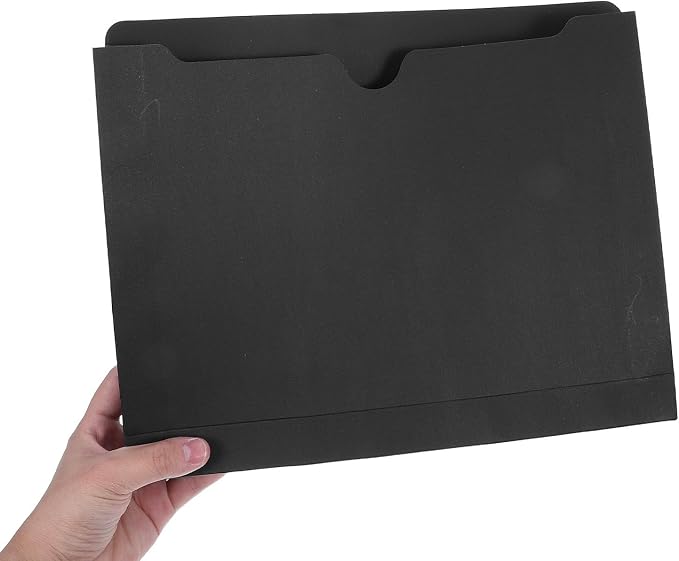 VANZACK 10pcs A4 Size Manila File Folders Wide Bottom Tear Resistant Paper - Image 4