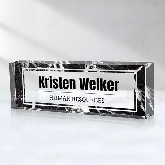 Custom Name Plate for Desk, Desk Name Plate Personalized, Office Decor for by SalaGraphics