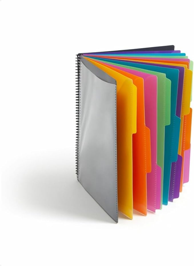Smead Project Organizer, 24 Pockets, Tear Resistant Poly, 1/3-Cut Tabs - Image 8
