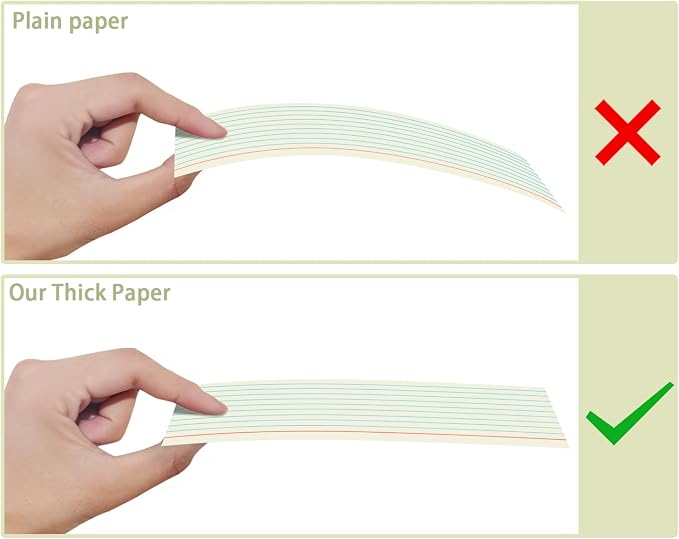 YIZUUN Cream Index Cards 3x5, 200 Pack, Ruled Index Cards, Flash Cards - Image 4