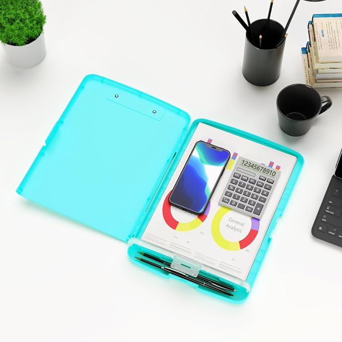 Hongri Clipboard with Storage with Pen Holder, Folder Nursing Clip Board 8.5 x - Image 6